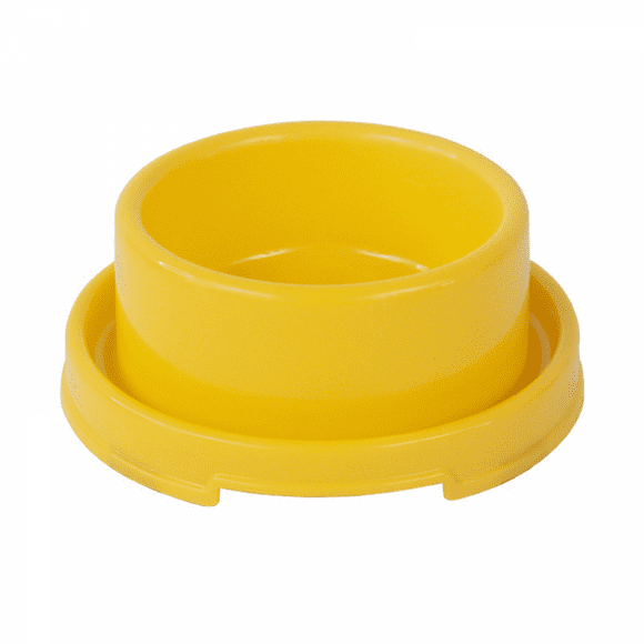 Hongkaii Dog Bowls Pet Cat Puppy Food Bowls Plastic Round No Spill Water Food Feeder Dish Colorful Feeding Eating Bowls CWA420-4232