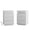 White, variant on PAPROOS Nightstand Set of 2 with Charging Station and LED Lights, 3 Drawer Nightstand with Sliding Top Hidden Storage, Modern Fluted Bedside Tables with USB-C Port & Outlets for Bedroom, Natural