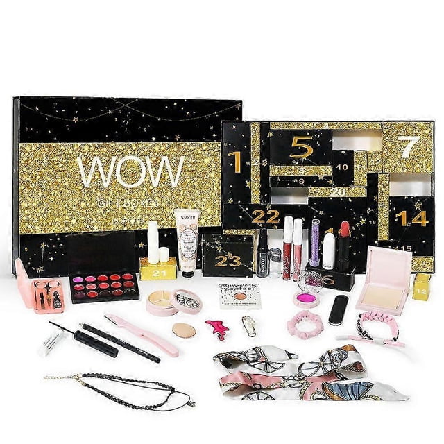 Christmas Makeup Advent Calendar 2024 Teen Girls Women Beauty Countdown Calendar, Trendy Stuff Unique Make Up Kits
