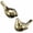 Gold, variant on Chirp Bird Accents, Set of Two-Color:Gold,Style:Modern Chic