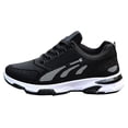 thumbnail image 3 of El gimnasio cómodo negro del estilo AMens calza la zapatilla de deporte atlética al aire libre del zapato corriente anti del resbalón esquí esquí Gafas de esquí, 3 of 5
