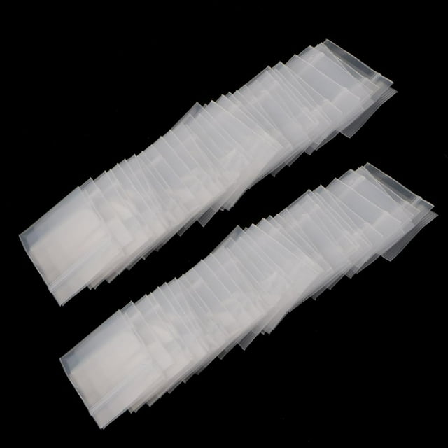 de 100 Bolsas Bolsas de Polietileno Bolsas Zip Bolsas de Sellado Bolsas de Aluminio - 100pcs3.5*4.5CM Cola Bolsa