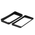 thumbnail image 3 of kurtrusly Curved Humbucker Pickups Frames Mounting Rings for LP Electric Guitar Black, 3 of 9