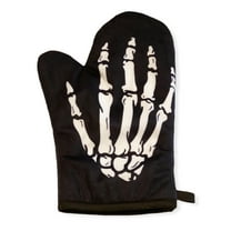 Skeleton Hand Oven Mitt Funny Bones Halloween Party Graphic Novelty Accessories