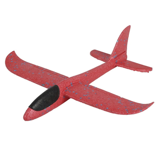 Volar mini planeador de lanzamiento brillante avión nocturno juguetes de avión empujados a mano modelo de avión ANGGREK Rojo