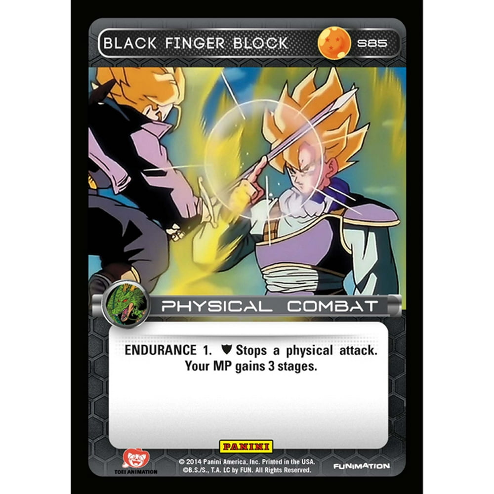 Dragon Ball Z CCG 2014 Starter Set Single Card Fixed Black Finger Block S85