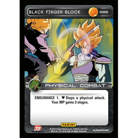 - Dragon Ball Z CCG 2014 Starter Set Single Card Fixed Black Finger Block S85