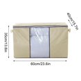 thumbnail image 2 of Fiudx Bolsa de Almacenamiento, Organizador de Colchas No Tejidas, Bolsa de Mudanza Duradera, Ventana Transparente, Clasificación Eficiente de Ropa, Uso En Casa y Oficina, Diseño Reutilizable, 2 of 2
