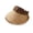 Coffee, variant on Women’s Fringed Woven Sun Visor with Wide Head Band for Lawn Picnics Brown