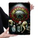 thumbnail image 2 of Placa Metal Vintage Guns N Rose Pintura Hierro Rectangular Pared 20x30cm, 2 of 9