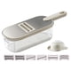 thumbnail image 1 of Rebanador picador, rebanador de alimentos, rebanador de queso, contenedor de almacenamiento, rebanador en , rebanador de verduras para ensalada con 6 cuchillas, 1 of 9
