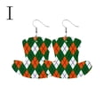 thumbnail image 1 of Jusqu'à 65 % de Rabais sur les Boucles d'Oreilles St. Patrick Vertes en Forme de Goutte Bijoux Cadeau de Vacances pour Femme Collier Bagues Boucles d'Oreilles Bijoux en Liquidation, 1 of 2