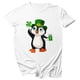 thumbnail image 1 of Moda mujer Casual cuello redondo St. Patrick's Day impreso camiseta suelta manga corta Tops blusa Pompotops hkajfhjk458922, 1 of 3