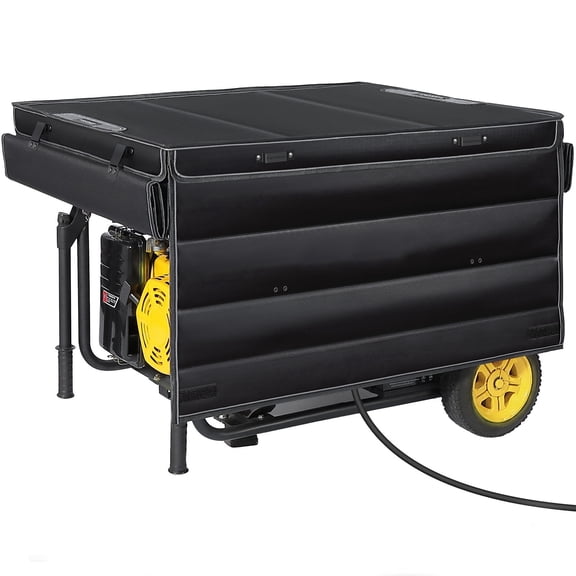 GENARMOR Generator Cover While Running, Heavy Duty Waterproof Cover for 4000W-13000W Generators, Black