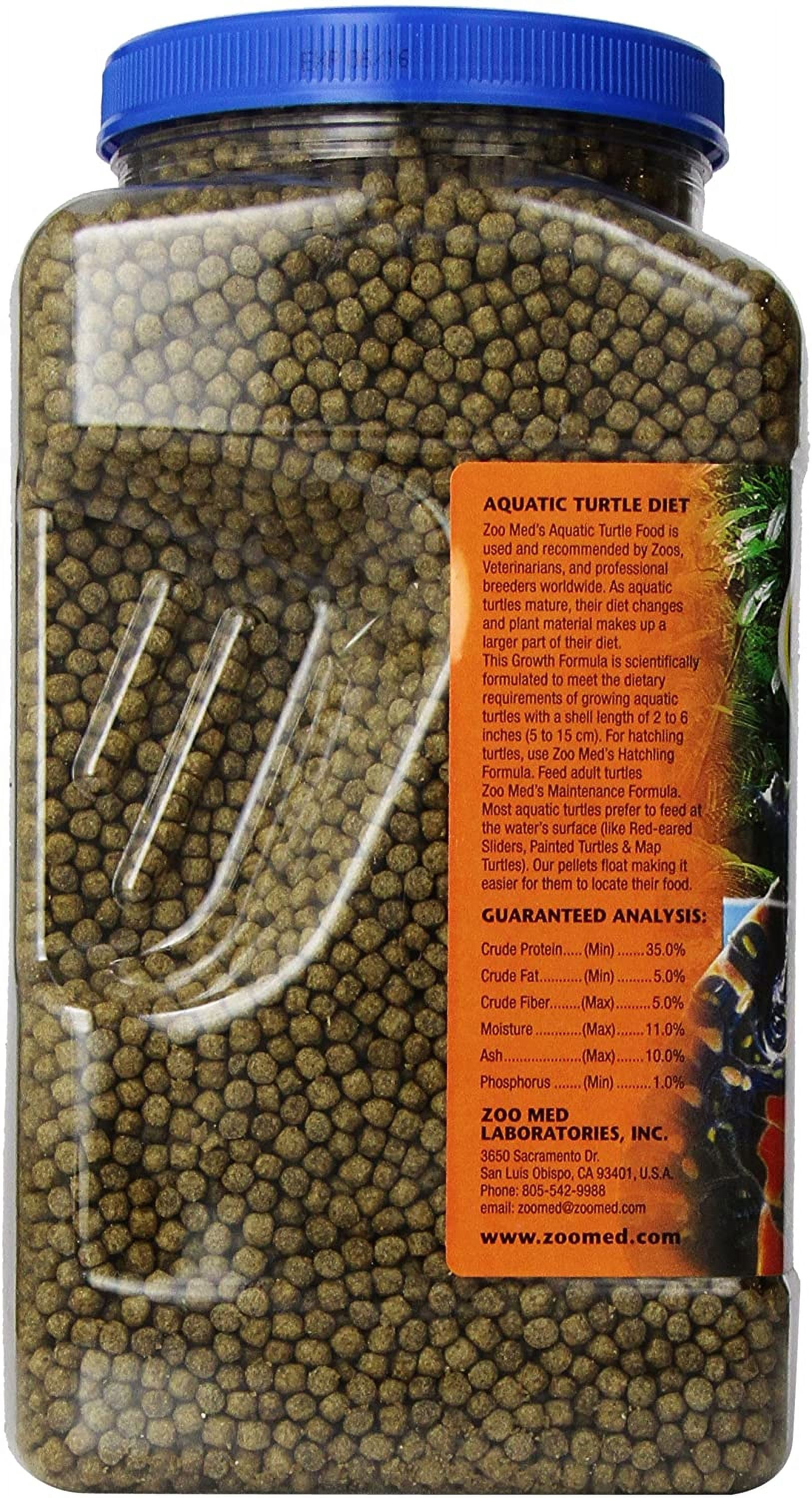 Zoo Med Natural Aquatic Turtle Food Growth Formula [Reptile Aquatic Turtle Food, Reptile Supplies] 54 oz