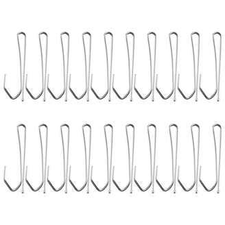 80pcs Plastic Curtain Hooks, Curtain Pinch Pleat Hooks, Heavy Duty Drapery Hooks For Pleated Drapes, Adjustable Drapery Pins Pleated Hooks For