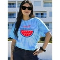thumbnail image 2 of Sweet Land Of Liberty Melon Tie Dye Cyclone Women -Image by Shutterstock, Female Medium, 2 of 4