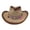 Khaki, variant on CNJKEHIUV Under 7$ Hot Sales Summer Sales Straw Cowboy HAT Outback Western Jacaru Mens Womens Cowboy Old West Hat Beige One Size