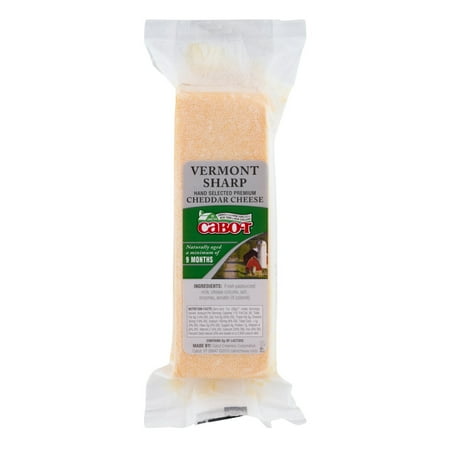 Cabot Vermont Sharp Yellow Cheddar Cheese, 1.0 CT