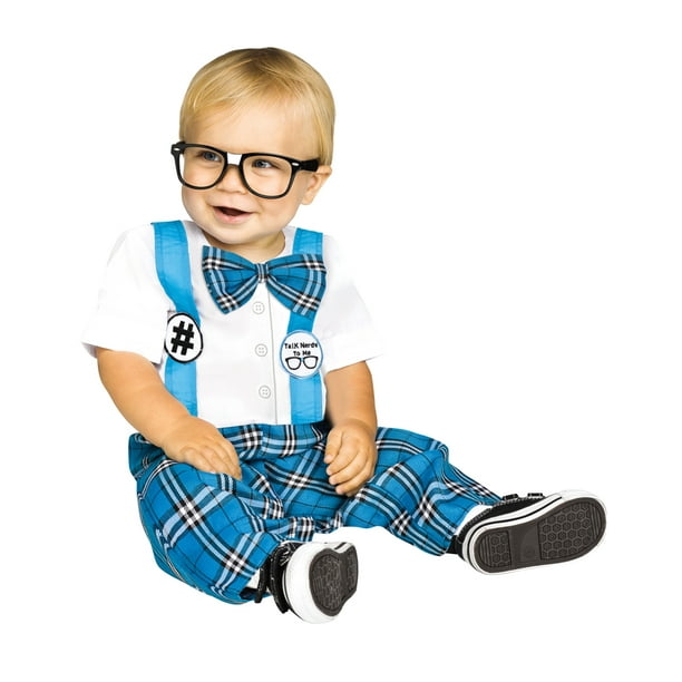 Baby Genius Toddler Nerdy School Boy Uniform Halloween Costume