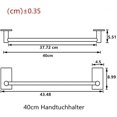thumbnail image 5 of Toallero Autoadhesivo MACHAO acero inoxidable Cepillado 40cm, 5 of 5
