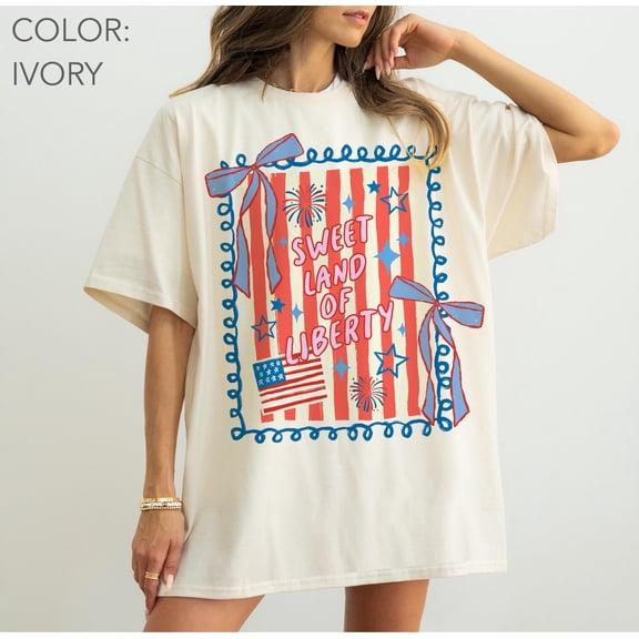 USA Coquette Fourth of July Shirt, Patriotic Bow Tee, USA Flag Graphic Tee, Red White Blue Americana Shirt, Memorial Day Gift, Unisex T-Shirt