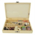 thumbnail image 3 of Hardin HD-100RA-KIT 100 Piece All-Purpose Rotary Accessory Kit in Wooden Box with Flexible Drill Drive Shaft, 3 of 3
