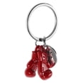 thumbnail image 1 of Shisuyan 1Pcs Boxing Gloves Keychain Metal Portable Design Symbol of Courage for Men Sports Lovers Gym Accessory, 1 of 8