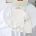 thumbnail image 4 of HCNTES Toddler Boy Clothes Baby Boys Summer Outfits Patchwork Short Sleeve T-Shirt Shorts Set Summer Clothes Set(12-18 Months,a76-Beige), 4 of 4