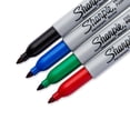thumbnail image 3 of Marcadores Permanentes Sharpie Paquete de 4 Puntas Finas Colores Surtidos, 3 of 8