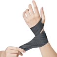 thumbnail image 2 of Washranp Wrist Compression Strap and Wrist Brace Sport Wrist Cushion for Fitness Weightlifting Tendonitis Pain Relief-Wear Anywhere Adjustable, 2 of 5