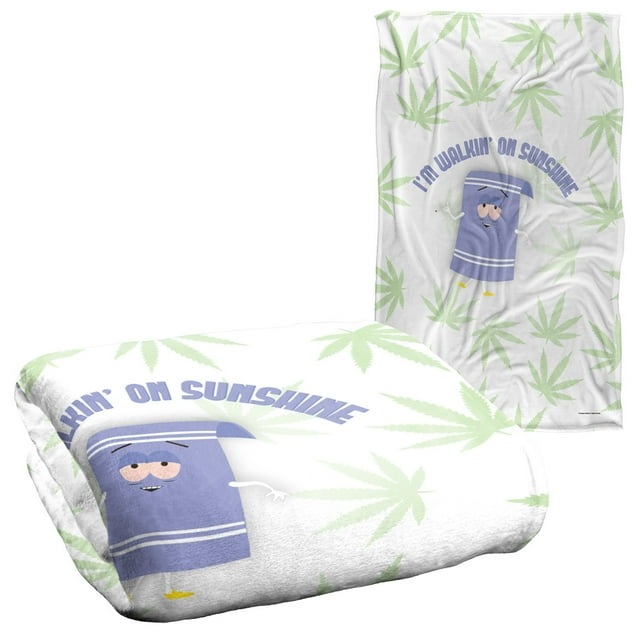 South Park Blanket, 36"x58" South Park Towelie Dirty Stoned Silky Touch