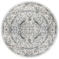 thumbnail image 5 of SAFAVIEH Isabella Zander Floral Bordered Area Rug, Dark Grey/Cream, 4' x 6', 5 of 9