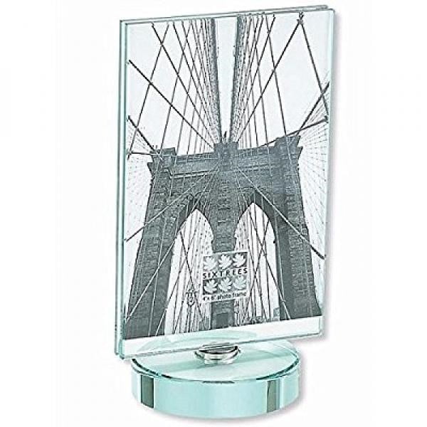 SIXTREES Glass 5-Inch by 7-Inch Horizontal Spinner Frame