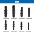 thumbnail image 6 of Unique Bargains 1 Set Heater Hose Connector Barbed Fitting Adaptor Replacement Black, 6 of 6