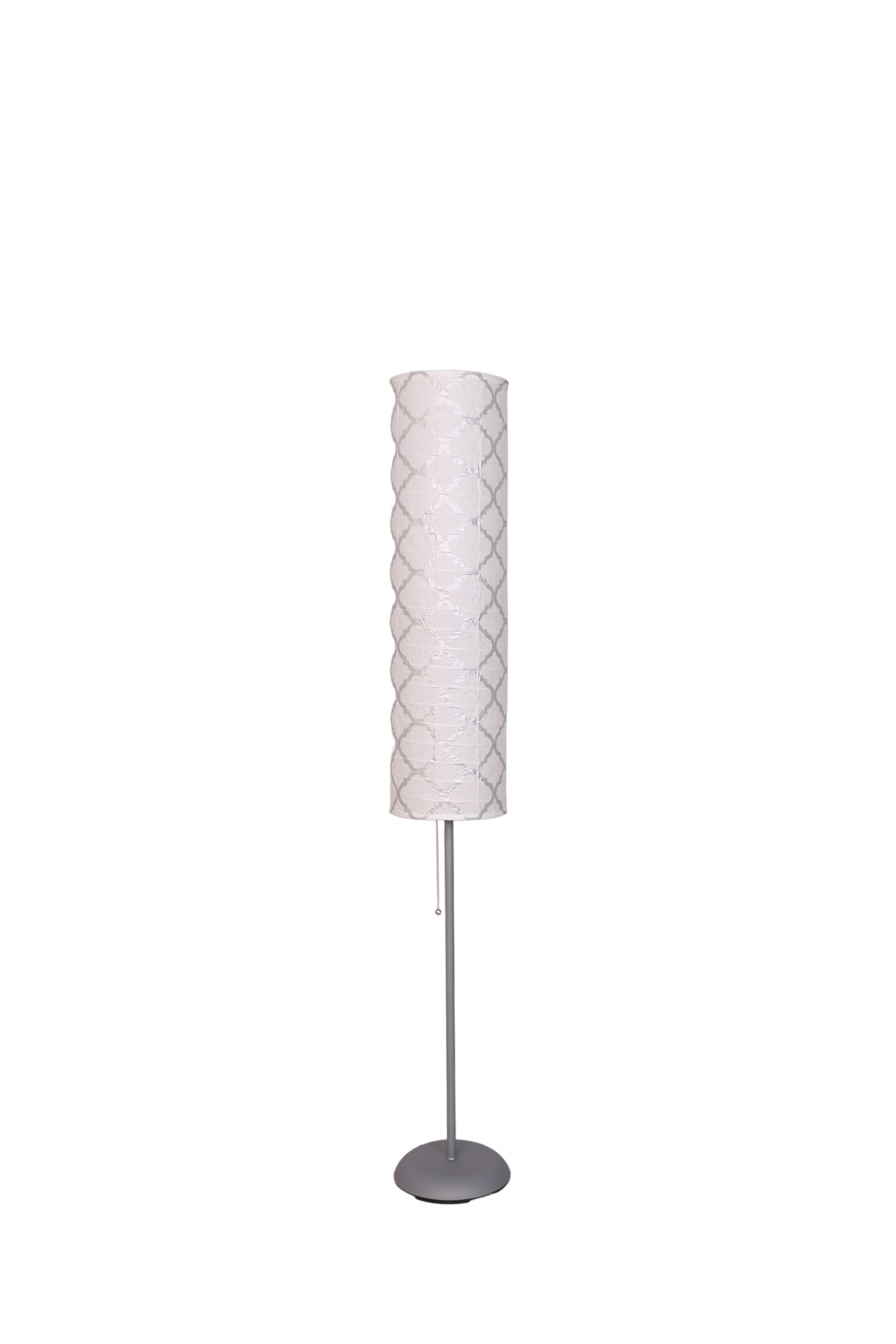 DOMETOUR Minimalist Floor Lamp for Living Room, Modern Standing Lamps, Paper Floor Lamp for Bedroom
