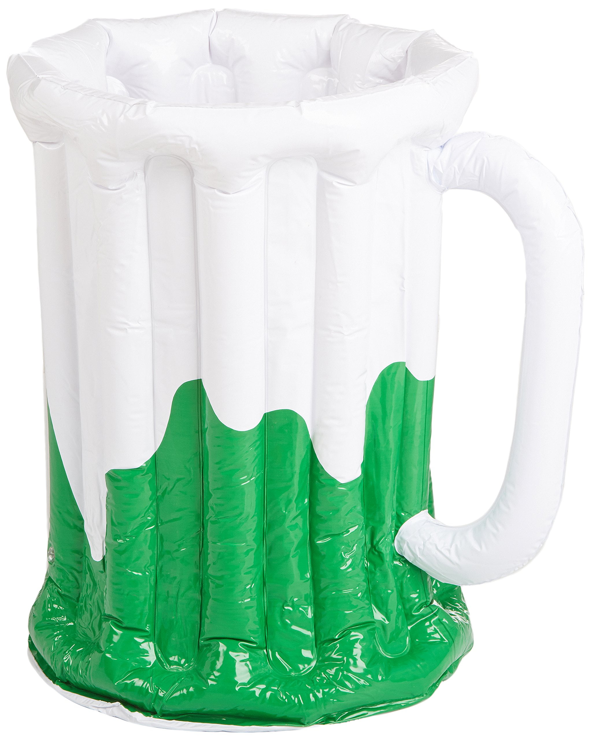 Beistle 27" x 18" Inflatable Beer Mug Cooler; Green 30017