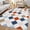 Colorful, variant on Checkered Rug Runners for Hallways, 2x6 Soft Diamond Print Kitchen Runner with Non Slip Backing Entryway Rug Thin Laundry Mat Stain Resistant Carpet for Bedroom Bathroom Beside Mat