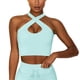 thumbnail image 2 of Yoga Sports Bra Slim Women Crossover Hollowed Out Athletic Gym Fitness Top, 2 of 2