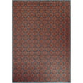 thumbnail image 6 of Unique Loom Outdoor Trellis Collection Area Rug - Tiles (10' x 14' 1" Rectangle Blue and Red), 6 of 9