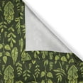thumbnail image 6 of Ambesonne Sage Valance & Curtain, Patterned Green Leaves, 55"x45", Apple Green Dark Green, 6 of 6