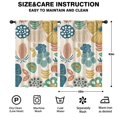 thumbnail image 2 of Blackout Kids Curtains,Boho Bohemia Pioneer Flower Childrens Insulated Curtains Set Of 2,Bedroom Essentials,Toddler Room Decor 42"x63"(106x160cm), 2 of 4