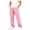 Pink, variant on Boys Cargo Sweatpants with Pockets Elastic Waist Drawstring Baggy Casual Wide Leg Kids Jogger Pants Dark Gray 5-12