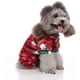 thumbnail image 2 of Pijama de sudadera con patrón navideño para perros pequeños y medianos, ropa navideña, mono de Año Nuevo para perro, suéteres de lana Coral, abrigo cálido BANYUO Electrónica, 2 of 6