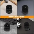 thumbnail image 3 of Adjustable Wall Brace L Bracket for Public Restrooms Black Nylon Provide Privacy 10Pcs, 3 of 4