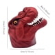 thumbnail image 3 of Títere de mano de dinosaurio. Títere de dinosaurio rojo de goma. Cabeza realista. Títere de mano realista. Para Halloween, para niños y adultos, 3 of 3