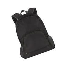 Lightweight Waterproof Foldable Backpack Travel Outdoor Portable Schoolbag for Camping Hiking Travel (Black)