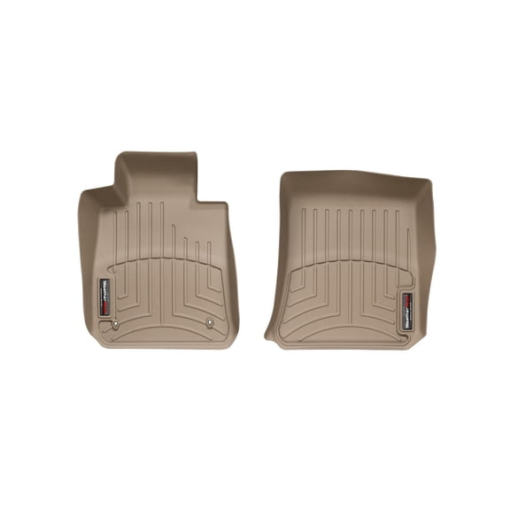 WeatherTech Custom Fit FloorLiners compatible with BMW 135i, 135is, 128i - 1st Row (Driver & Passenger), Tan