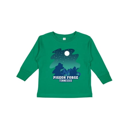 

Inktastic Smoky Mountains Pigeon Forge Tennessee with Bear Gift Toddler Boy or Toddler Girl Long Sleeve T-Shirt