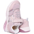 thumbnail image 4 of Geox J Spaziale Kid's Mesh Slip On Light Up Trainers In Pink Size 9, 4 of 6
